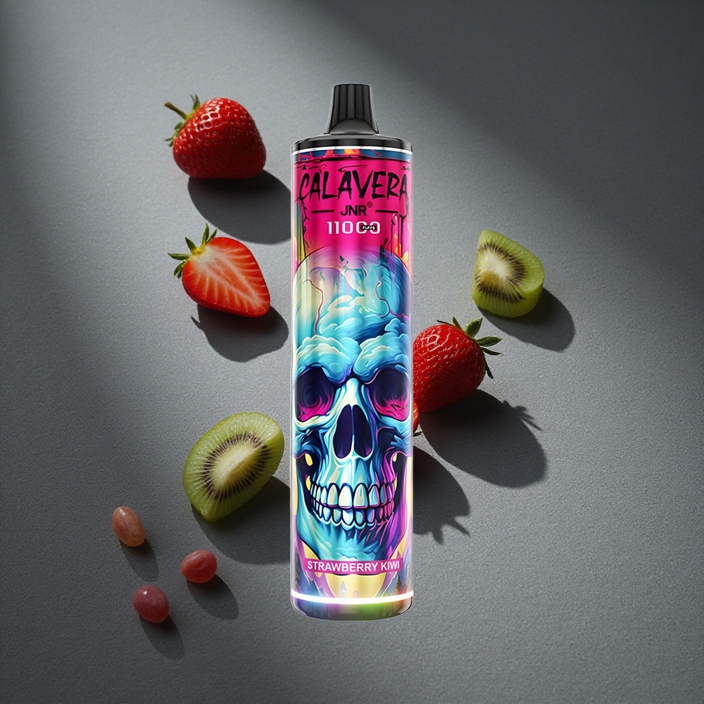 JNR Calavera 11000 Puffs Fresa Kiwi 21ml Capacidad de E-Líquido Peru por mayor