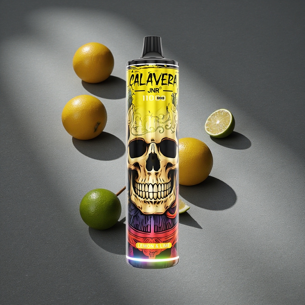 JNR Calavera 11000 Puffs Vape Desechable Limón & Lima 21ml Capacidad de E-Líquido Peru por mayor