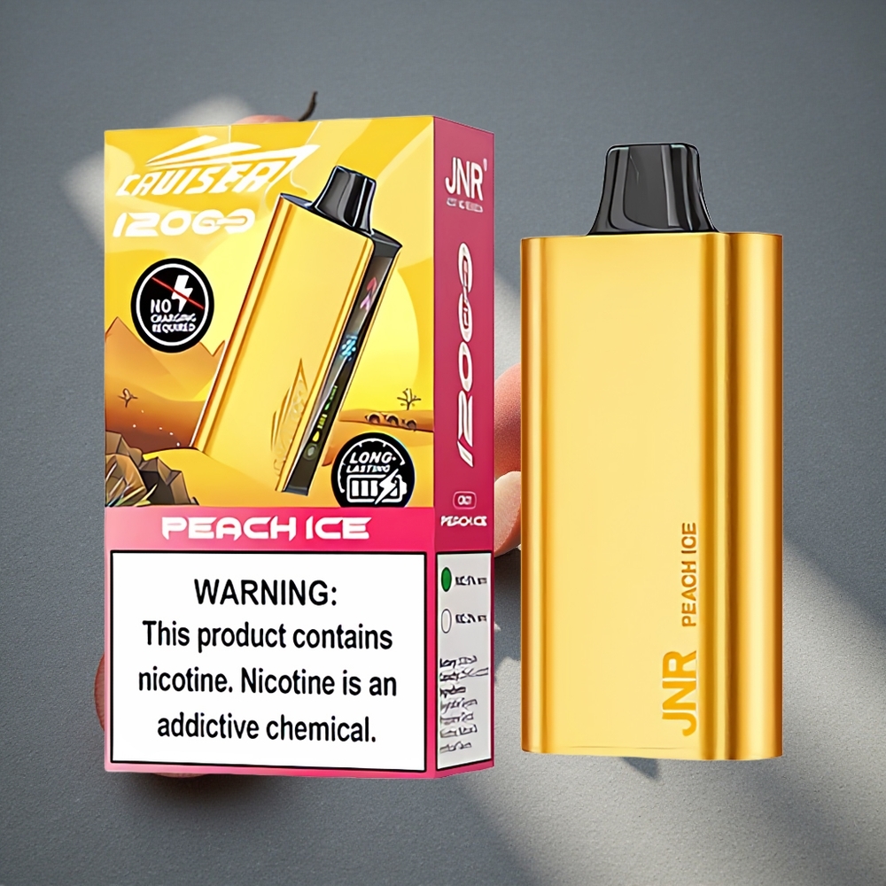 JNR Cruiser 12000 Puffs Melocotón Hielo Batería incorporada de 3500 mAh Peru por mayor