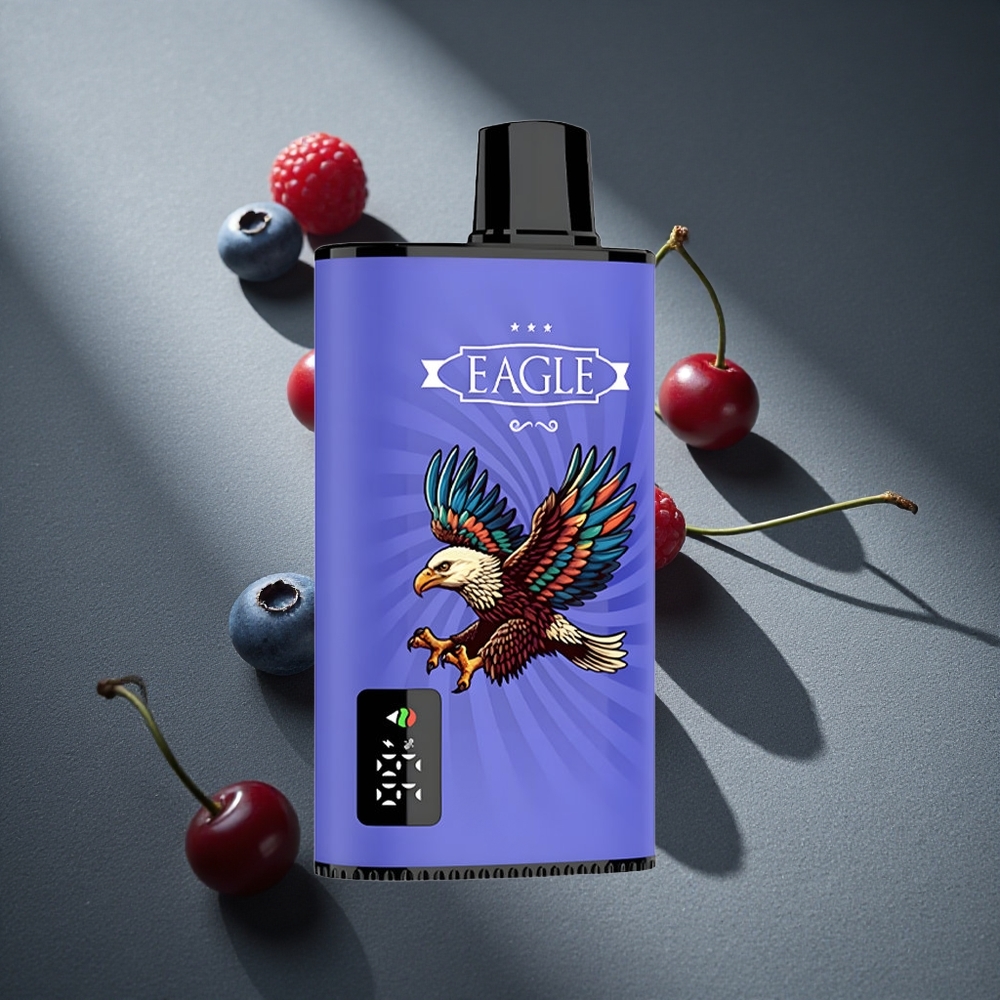 JNR EAGLE Smart 23000 Puffs Desechable Vape Arándano Frambuesa Cereza Pantalla Digital Peru por mayor