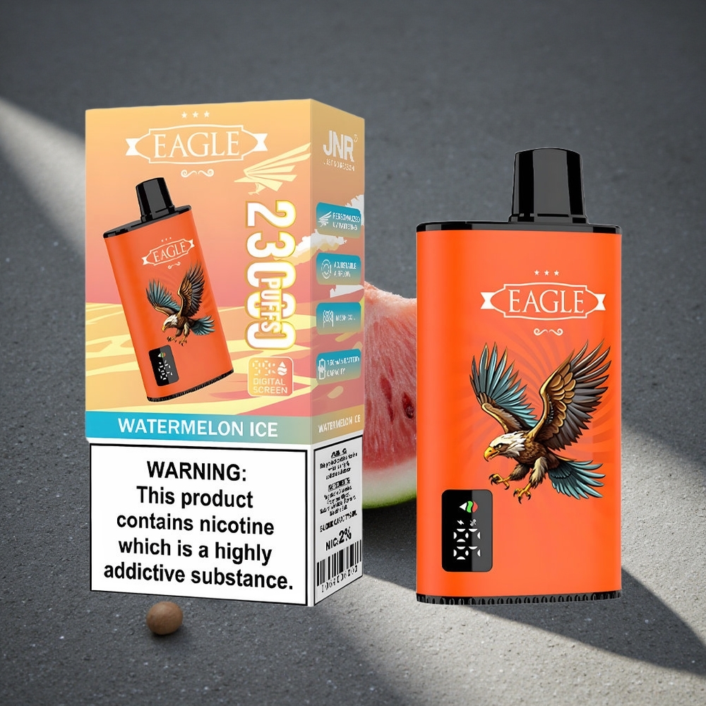 JNR EAGLE Smart 23000 Puffs Desechable Vape Sandía Helada Pantalla Digital Peru por mayor