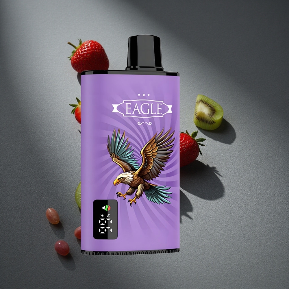 JNR EAGLE Smart 23000 Puffs Fresa Kiwi Pantalla Digital Peru por mayor