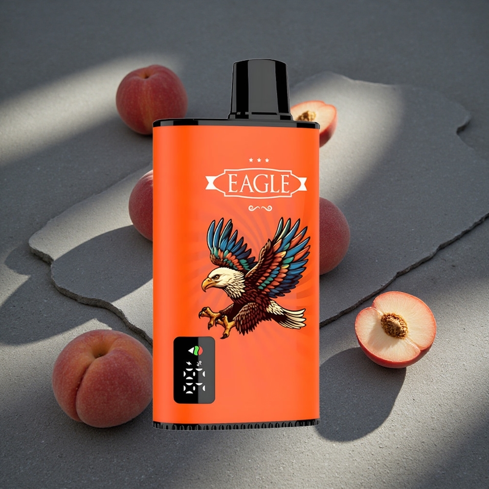 JNR EAGLE Smart 23000 Puffs Melocotones Jugosos Pantalla Digital Peru por mayor