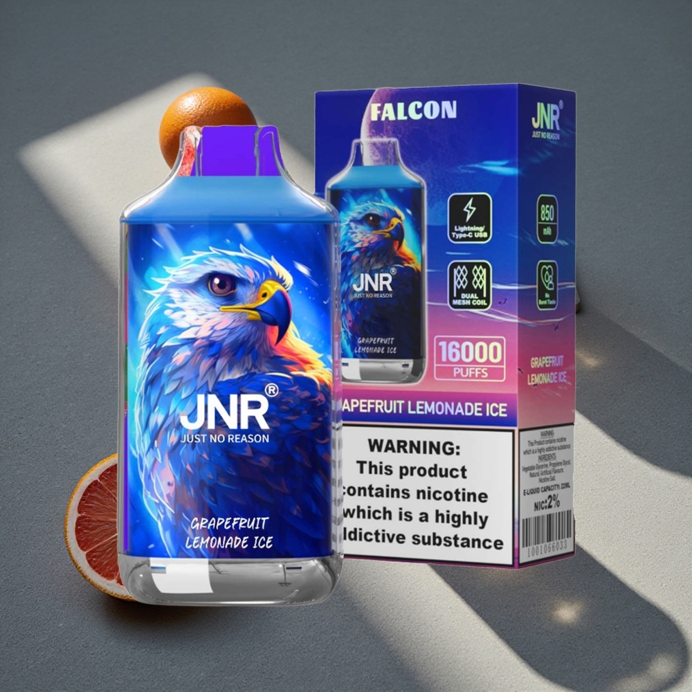 JNR Falcon 16000 Caladas Vape Desechable Toronada Limonada Helada 22ml Perú por mayor