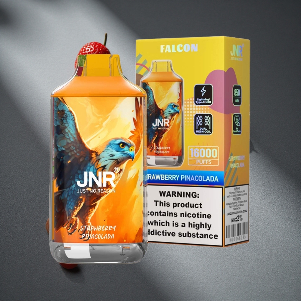 JNR Falcon 16000 Puffs Fresa Piña Colada Capacidad de la batería: 850 mAh Peru por mayor