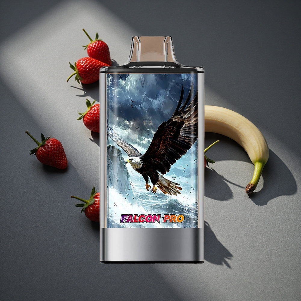 JNR Falcon Pro 28000 Disposable Vape Fresa Plátano 28000 Puffs 30ml Capacidad Pre-llenada Peru por mayor