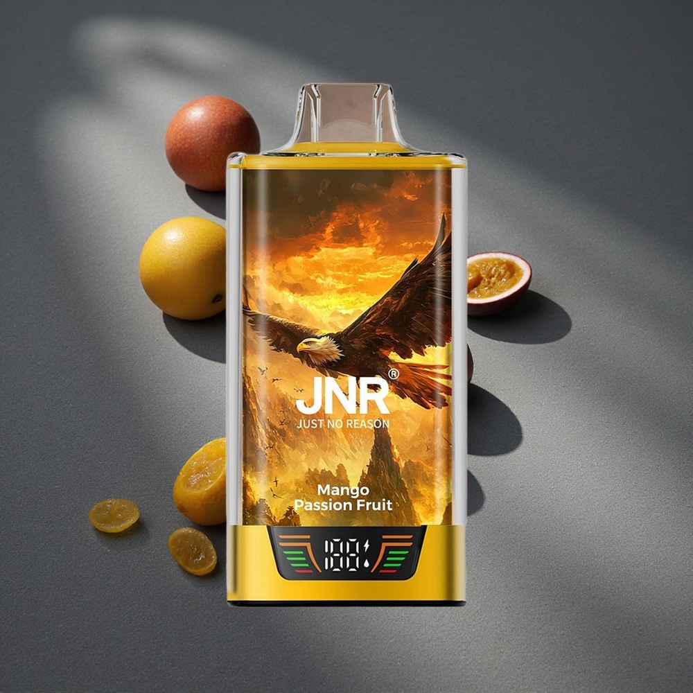 JNR Falcon Pro 28000 Disposable Vape Mango Maracuyá 28000 Caladas USB Tipo-C Peru por mayor