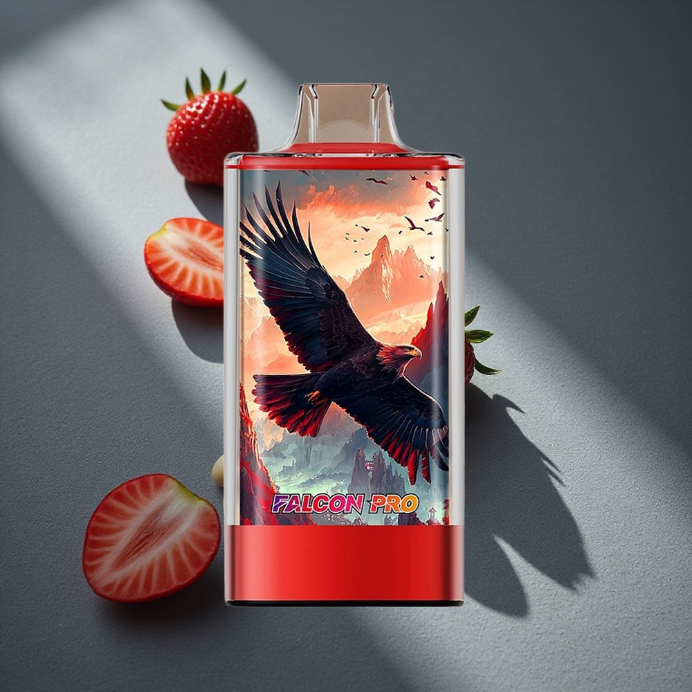 JNR Falcon Pro 28000 Puffs Fresa Hielo 30ml Capacidad Prellenada Peru por mayor