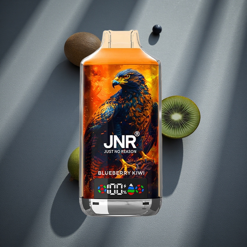 JNR Falcon X 18000 Caladas Vape Desechable Arándano Kiwi Pantalla Digital Peru por mayor