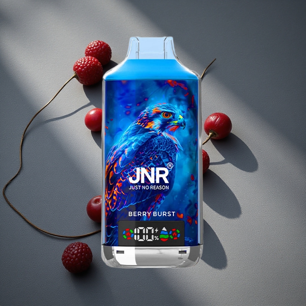 JNR Falcon X 18000 Caladas Vape Desechable Explosión de Bayas Pantalla Digital Peru por mayor