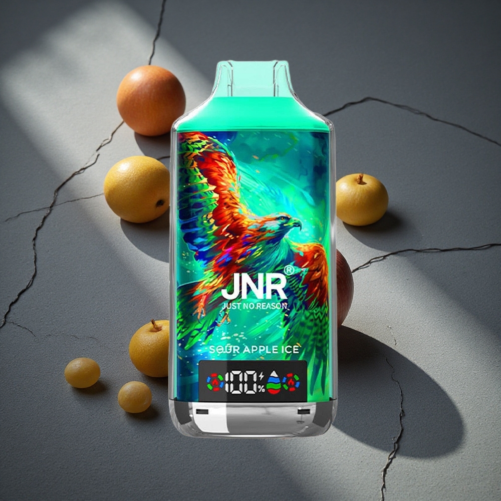 JNR Falcon X 18000 Caladas Vape Desechable Manzana Ácida Helada Capacidad de la Batería: 750mAh Peru por mayor