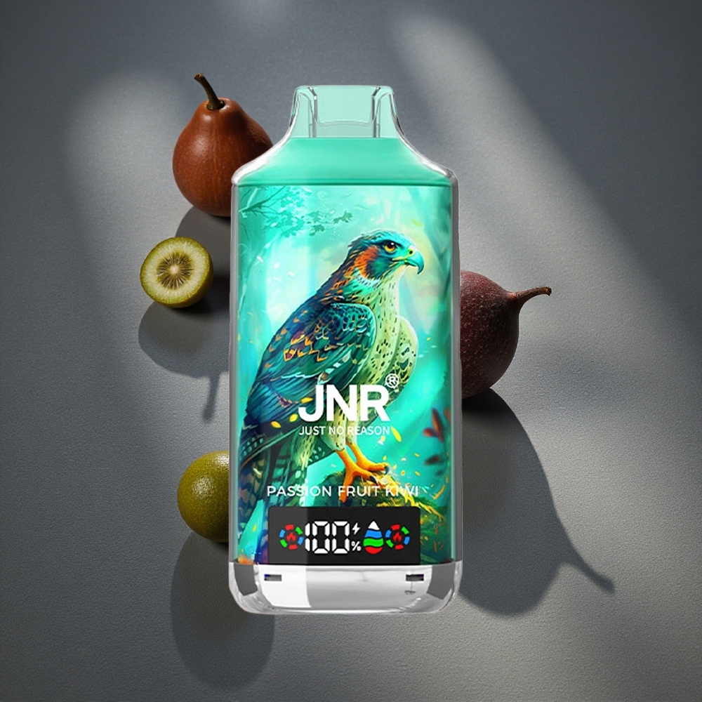 JNR Falcon X 18000 Caladas Vape Desechable Maracuyá Kiwi Pantalla Digital Peru por mayor