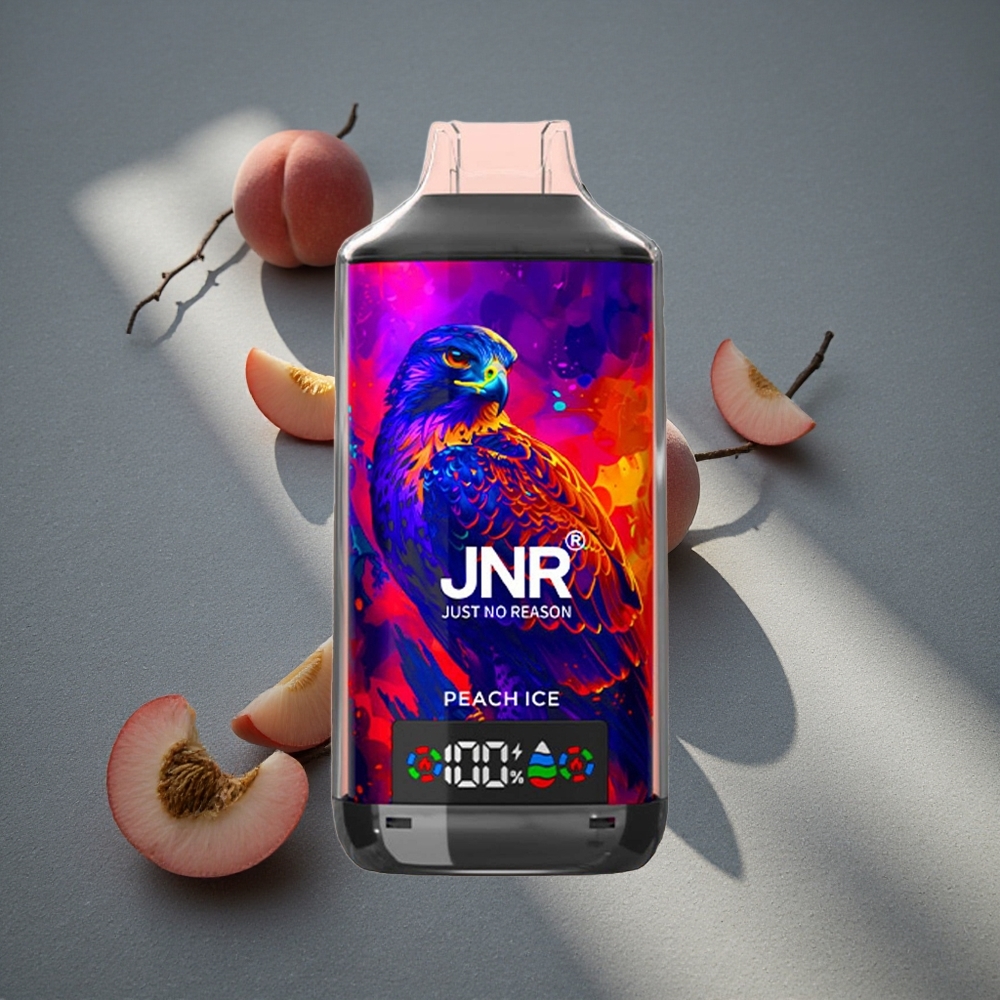JNR Falcon X 18000 Caladas Vape Desechable Melocotón Hielo 24ml Capacidad de Líquido Peru por mayor