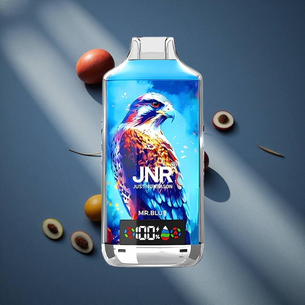 JNR Falcon X 18000 Caladas Vape Desechable Sr. Azul Pantalla Digital Peru por mayor