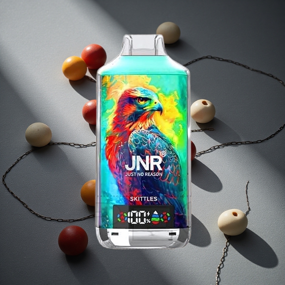 JNR Falcon X 18000 Caladas Vapeo Desechable Skittles (Caramelos) 24ml Capacidad de líquido Peru por mayor