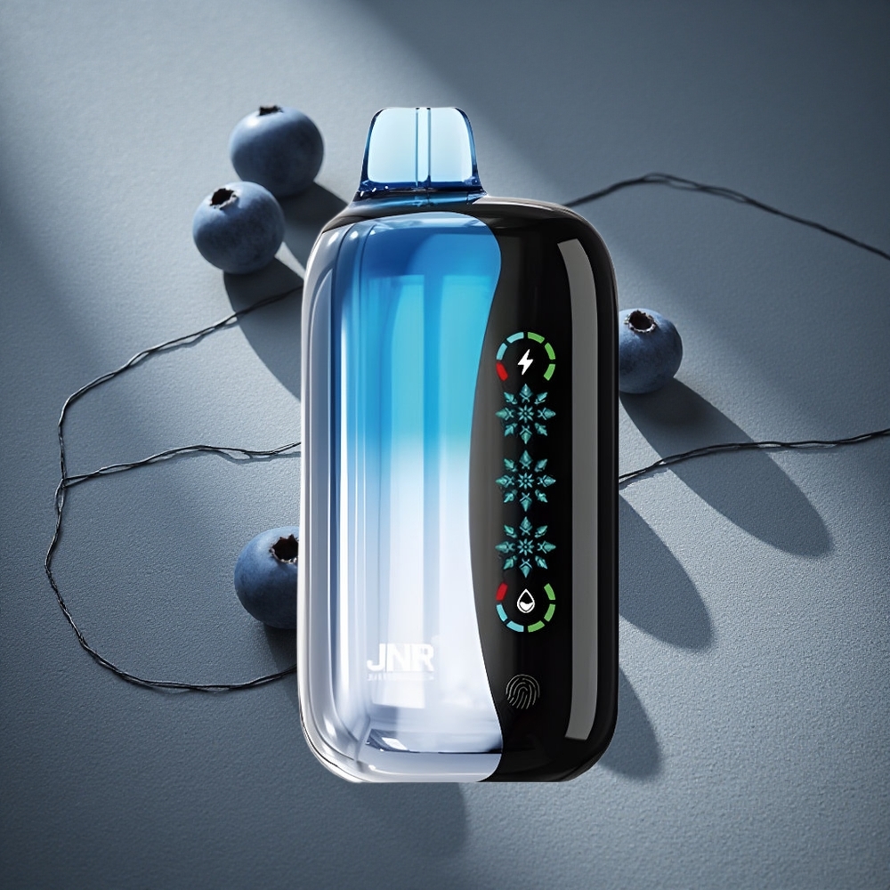 JNR Flex Ice Aprox. 21000 Caladas Vape Desechable Arándano Helado con Contenido de Nicotina 0%,2%,3%,5% Peru por mayor