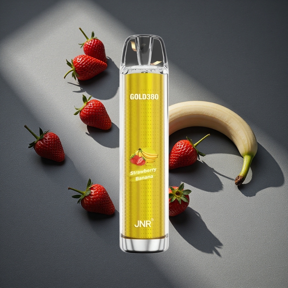 JNR Glod380 6000 Caladas Vape Desechable Fresa Plátano 13ml Capacidad de e-Líquido Peru por mayor