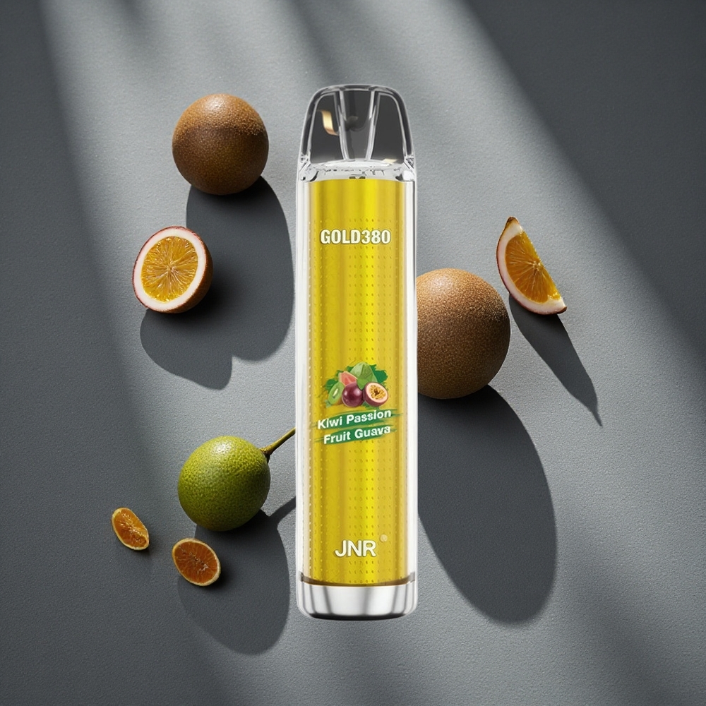 JNR Glod380 6000 Caladas Vape Desechable Kiwi Maracuyá Guayaba Capacidad de la Batería 1500mAh Peru por mayor