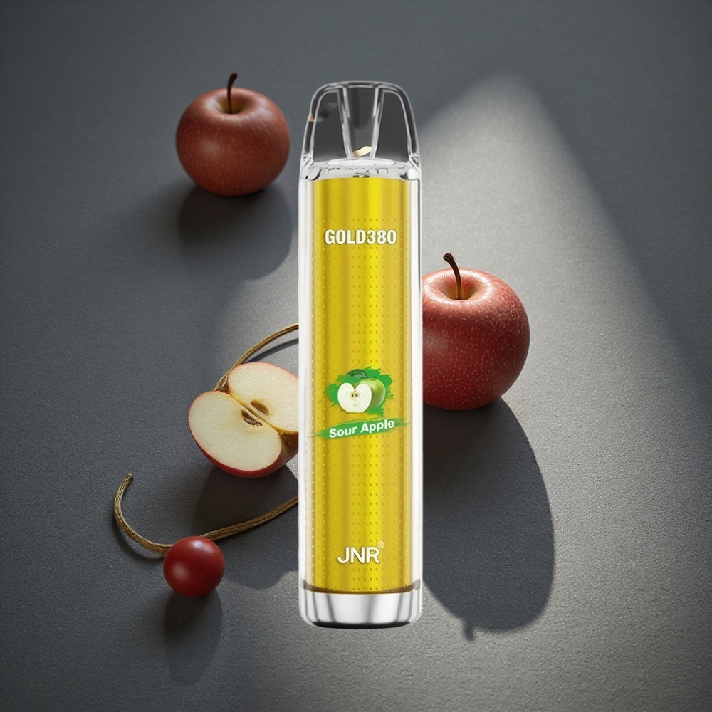 JNR Glod380 6000 Caladas Vape Desechable Manzana Ácida 13ml Capacidad de e-Líquido Peru por mayor