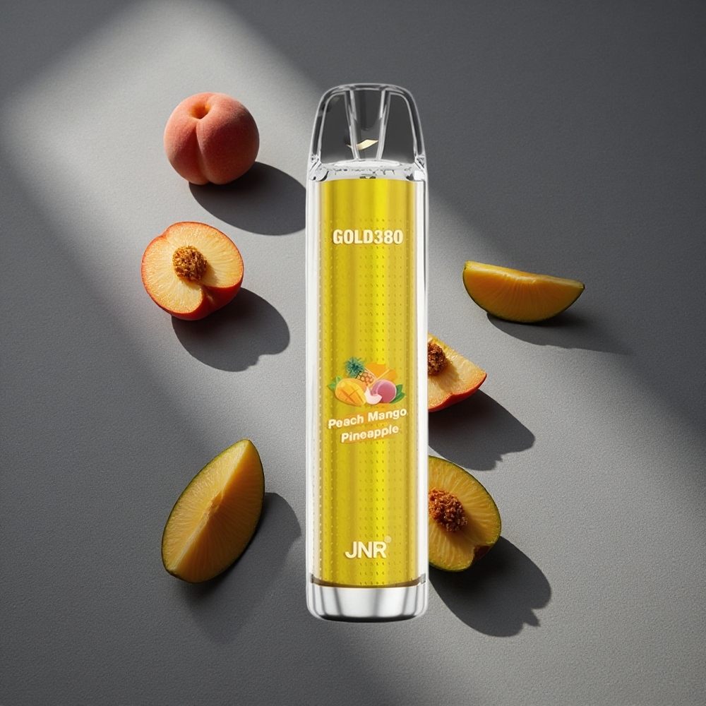 JNR Glod380 6000 Caladas Vape Desechable Melocotón Mango Piña 13ml Capacidad de e-Líquido Peru por mayor