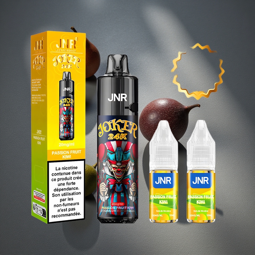 JNR Joker 24000 Puffs Desechable Maracuyá Kiwi 2% contenido de nicotina Peru por mayor