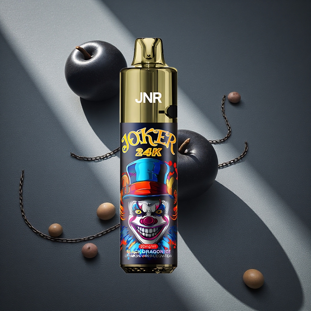 JNR Joker 24000 Puffs Dragón Negro Hielo 2% contenido de nicotina Peru por mayor