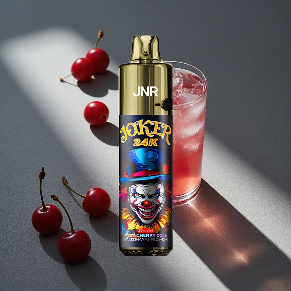 JNR Joker 24000 Puffs Vape Fizzy Cereza Cola 2% contenido de nicotina Peru por mayor