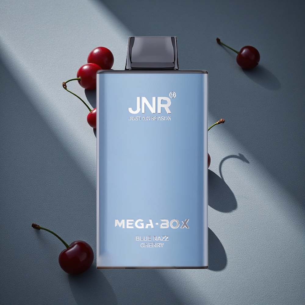 JNR Mega Box 25000 Caladas Vape Desechable Arándano Azul Cereza 30ml Capacidad de Líquido Peru por mayor