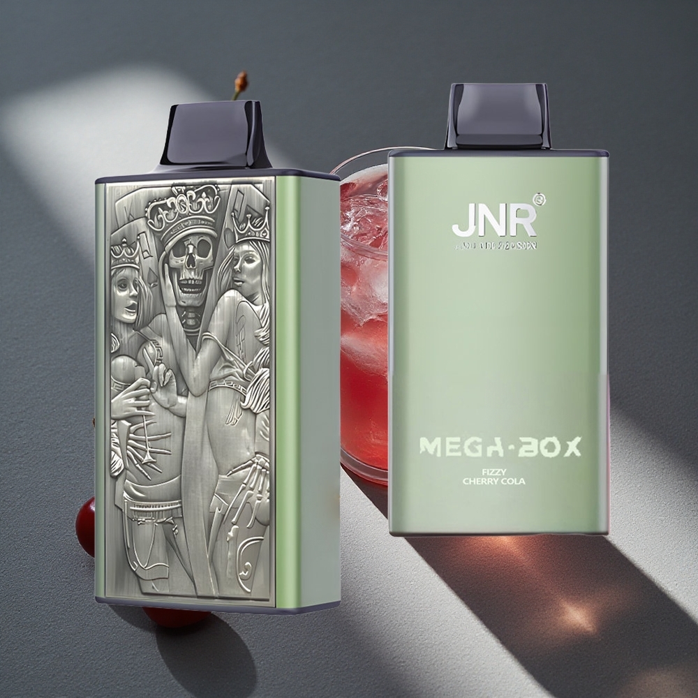 JNR Mega Box 25000 Caladas Vape Desechable Cereza Cola Fizzy 30ml Capacidad de Líquido Peru por mayor