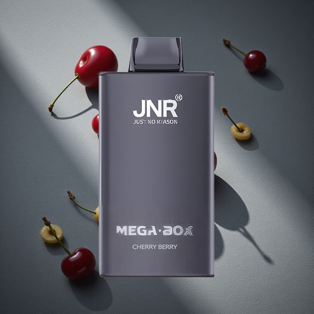 JNR Mega Box 25000 Caladas Vape Desechable Cereza Frutilla 850mAh Capacidad de Batería Peru por mayor