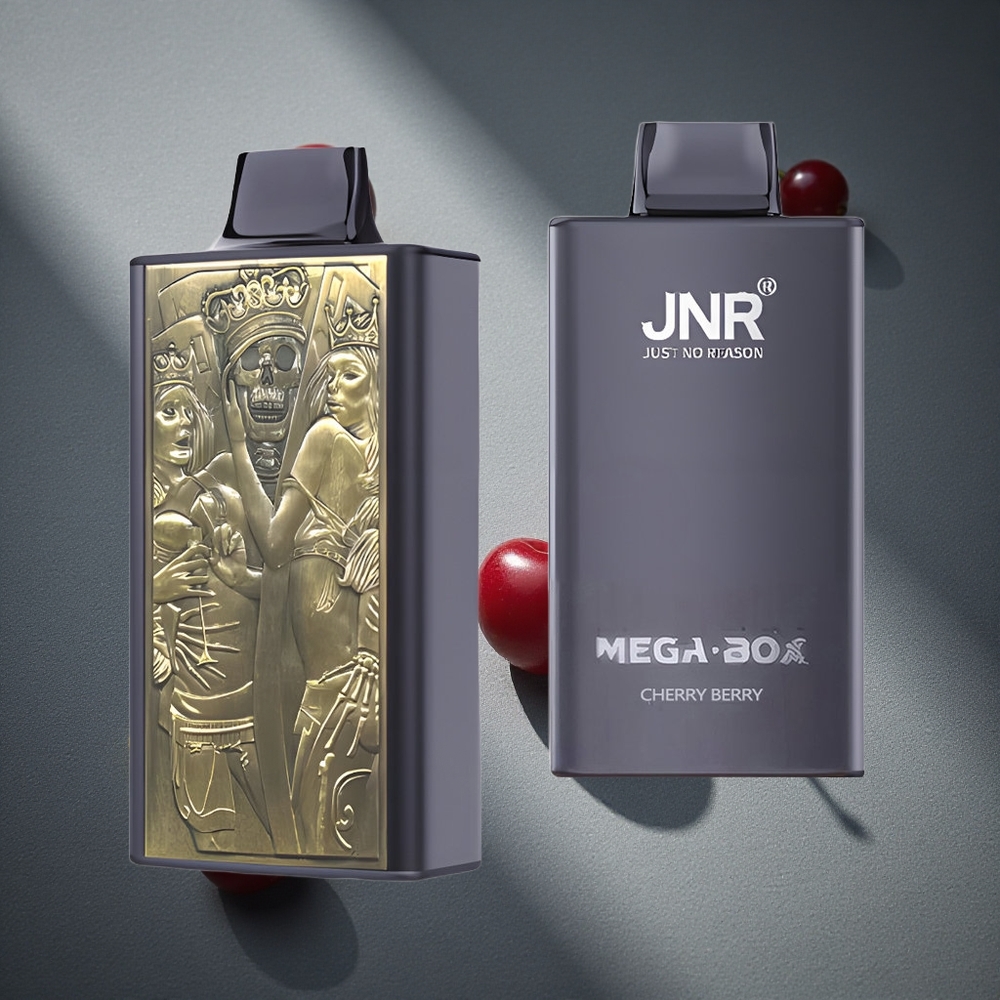 JNR Mega Box 25000 Caladas Vape Desechable Cereza Frutilla 850mAh Capacidad de Batería Peru por mayor