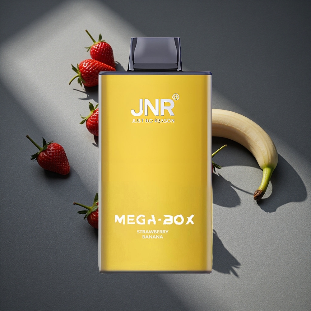 JNR Mega Box 25000 Caladas Vape Desechable Fresa Plátano 30ml Capacidad de E-líquido Peru por mayor