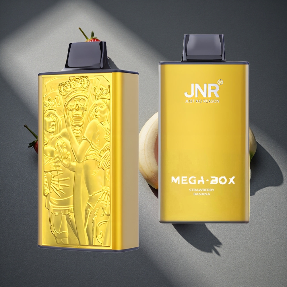 JNR Mega Box 25000 Caladas Vape Desechable Fresa Plátano 30ml Capacidad de E-líquido Peru por mayor