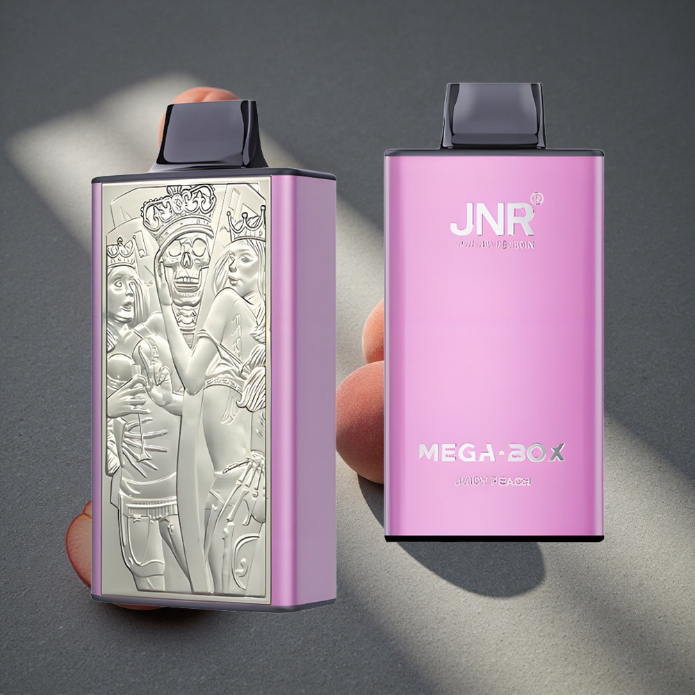 JNR Mega Box 25000 Caladas Vape Desechable Melocotón Jugoso 30ml Capacidad de Líquido Peru por mayor