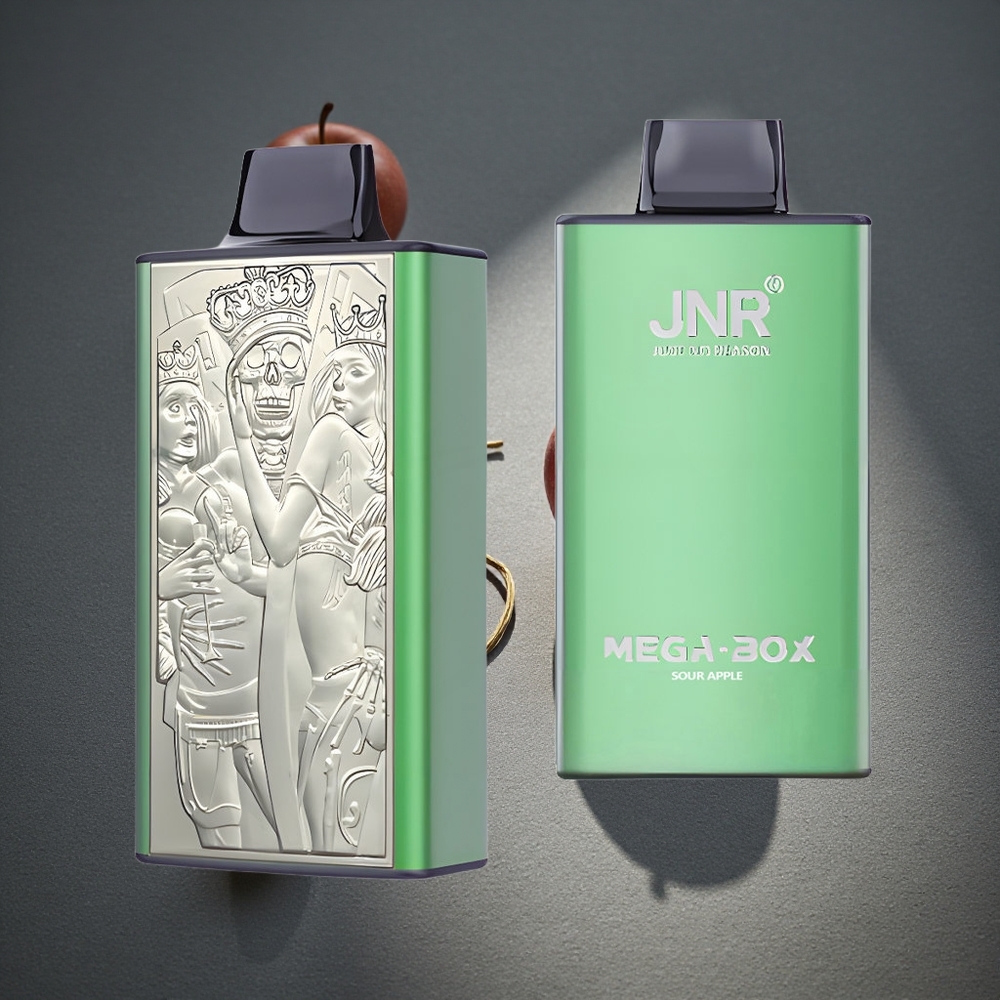 JNR Mega Box 25000 Puffs Desechable Vape Manzana Ácida Capacidad de Batería 850mAh Peru por mayor