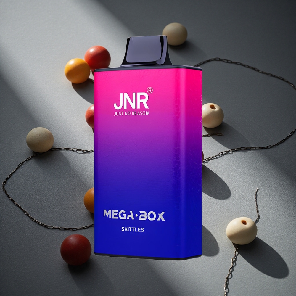JNR Mega Box 25000 Puffs Desechable Vape Skittles (2% Nicotina) con 30ml de Capacidad de Líquido Peru por mayor