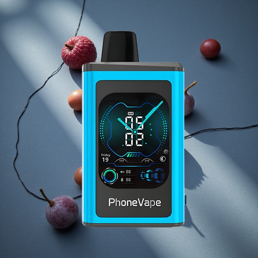 JNR PhoneVape 30000 chupadas Vape Desechable Blue Razz Ice Batería Recargable Tipo-C 850mAh Peru por mayor