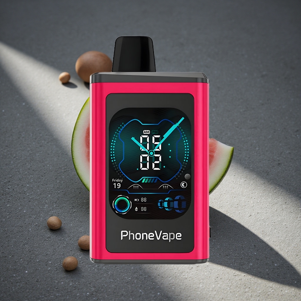 JNR PhoneVape 30000 chupadas Vape Desechable Sandía Helada Pantalla completa Peru por mayor