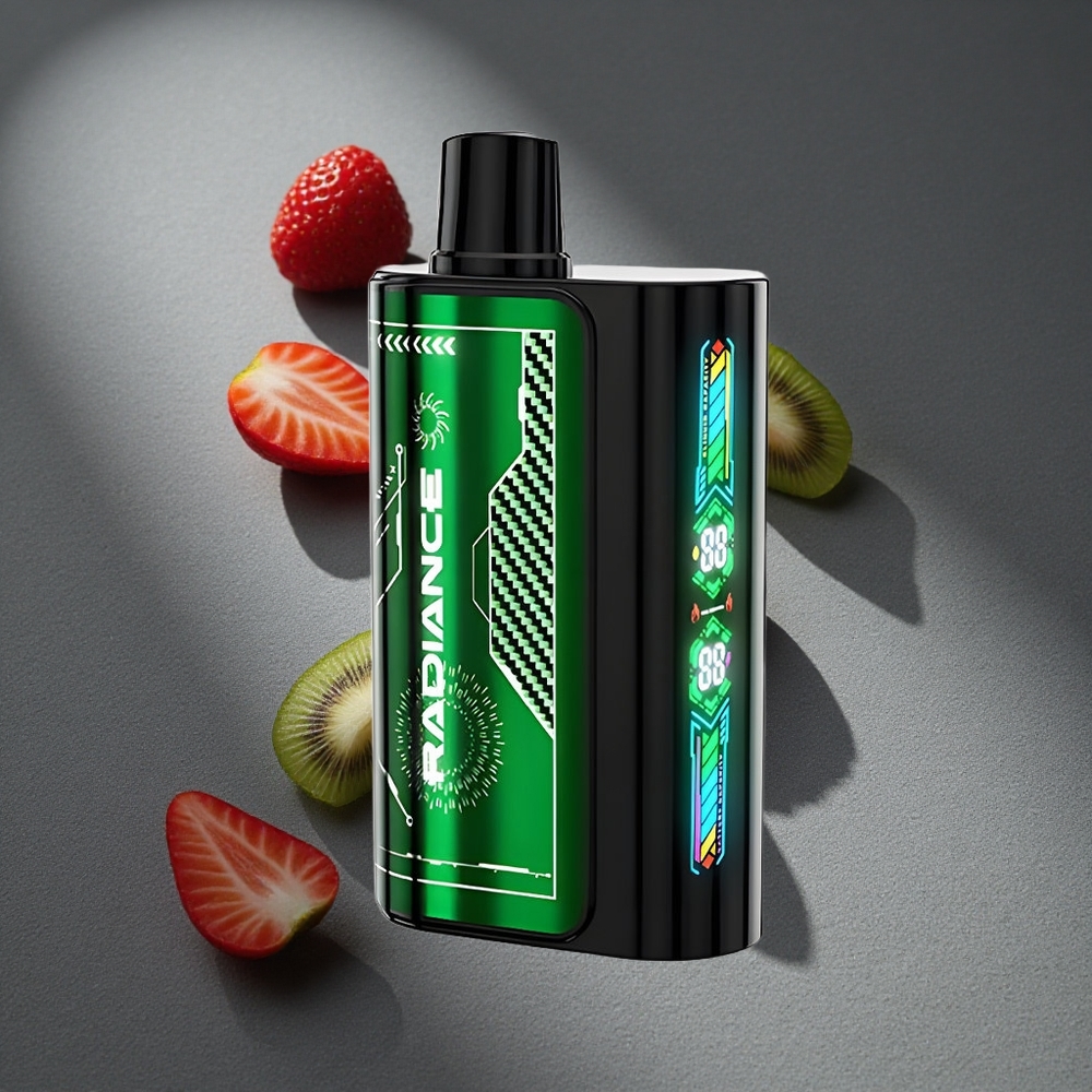 JNR Radiance 31000 Caladas Vape Desechable Fresa Kiwi Pantalla Inteligente Animada Peru por mayor