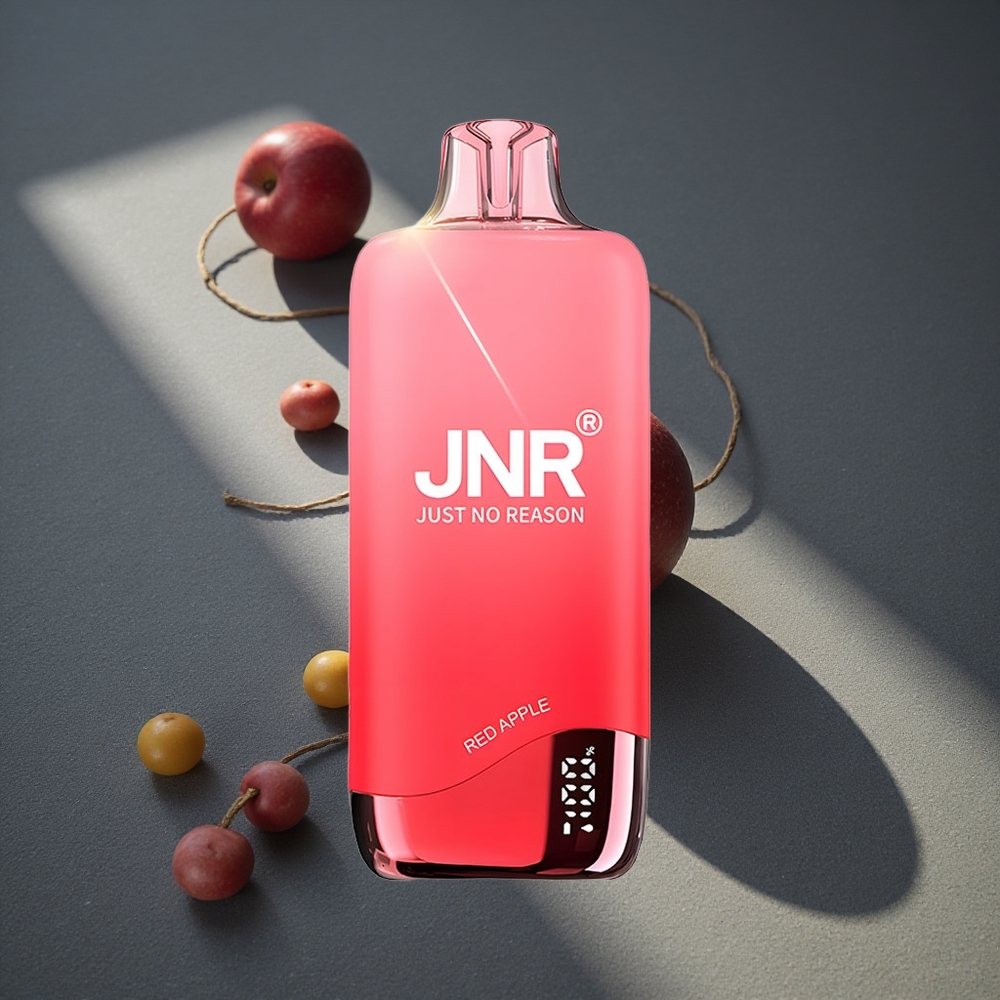 JNR Rainbow 10500 Caladas Vape Desechable Manzana Roja 18ml Tanque de Líquido Peru por mayor