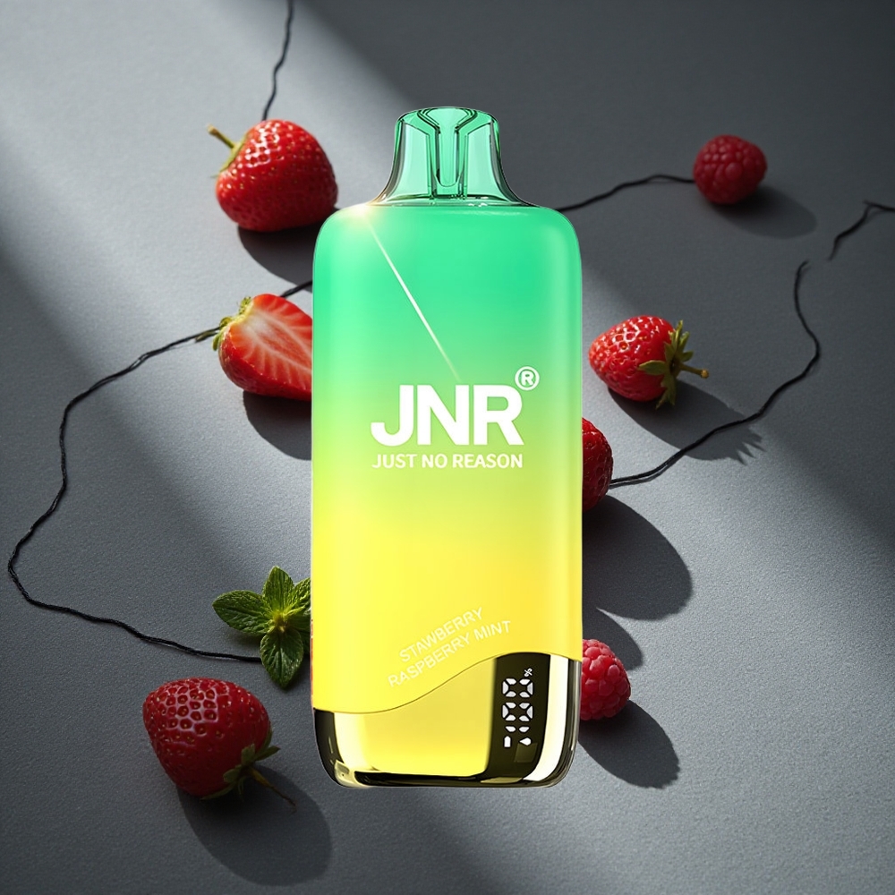 JNR Rainbow 10500 Puffs Disposable Vape Fresa Frambuesa Menta 18ml Tanque de e-Líquido Peru por mayor