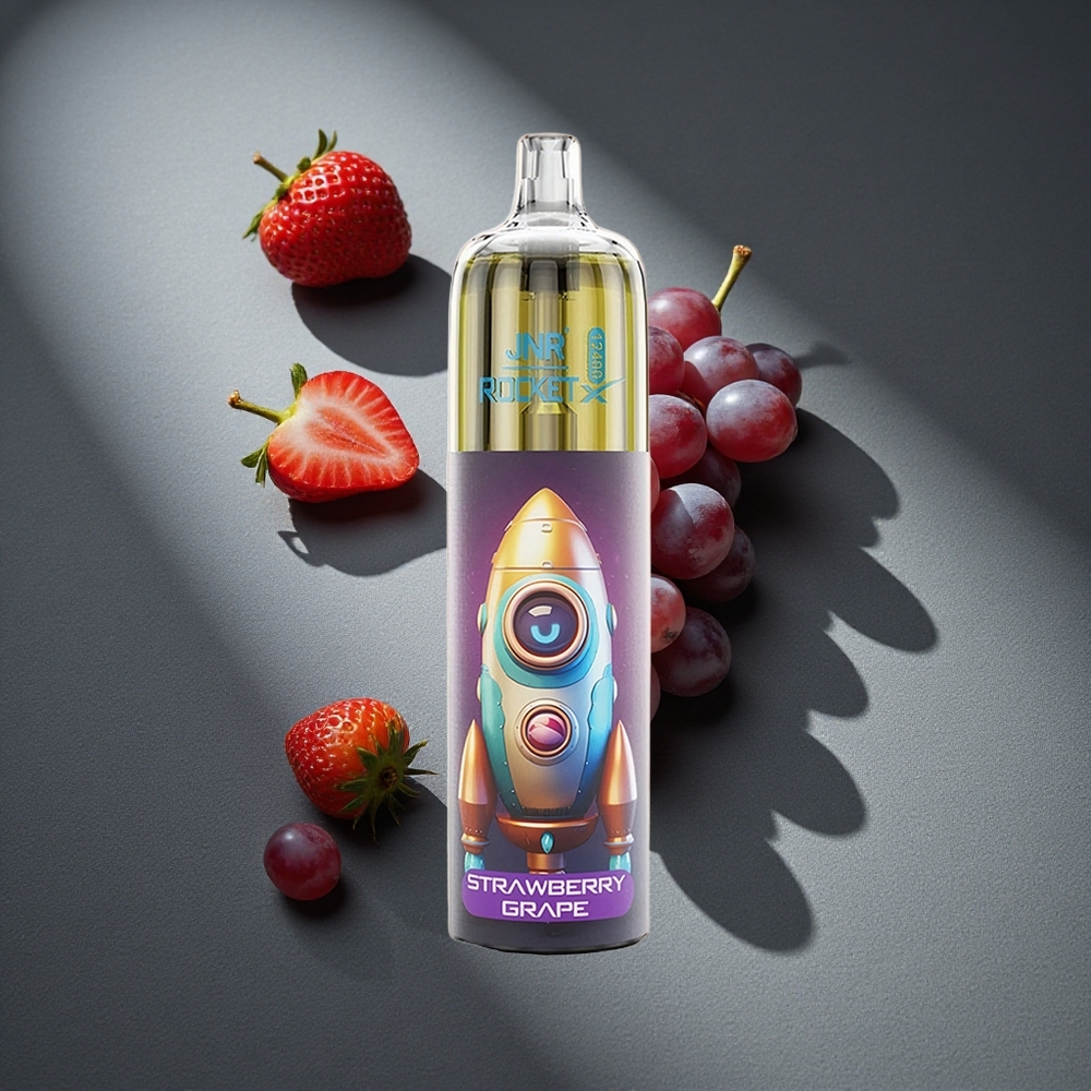 JNR Rocket-X 12400 Puffs Disposable Vape Fresa Uva 25ml Capacidad de Líquido Peru por mayor