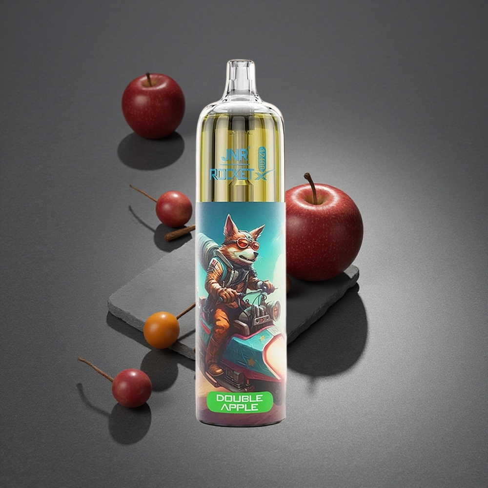 JNR Rocket-X 12400 Puffs Manzana Doble Capacidad de Líquido de 25ml Peru por mayor