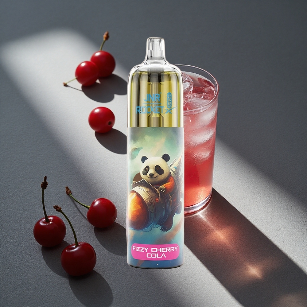 JNR Rocket-X 12400 Puffs Vape Desechable Cereza Cola Fizzy Capacidad de e-Líquido 25ml Peru por mayor