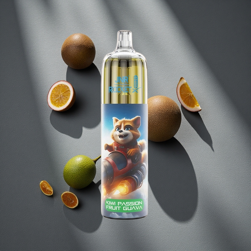 JNR Rocket-X 12400 Puffs Vape Desechable Kiwi Maracuyá Guayaba Capacidad de Batería 850mAh Peru por mayor