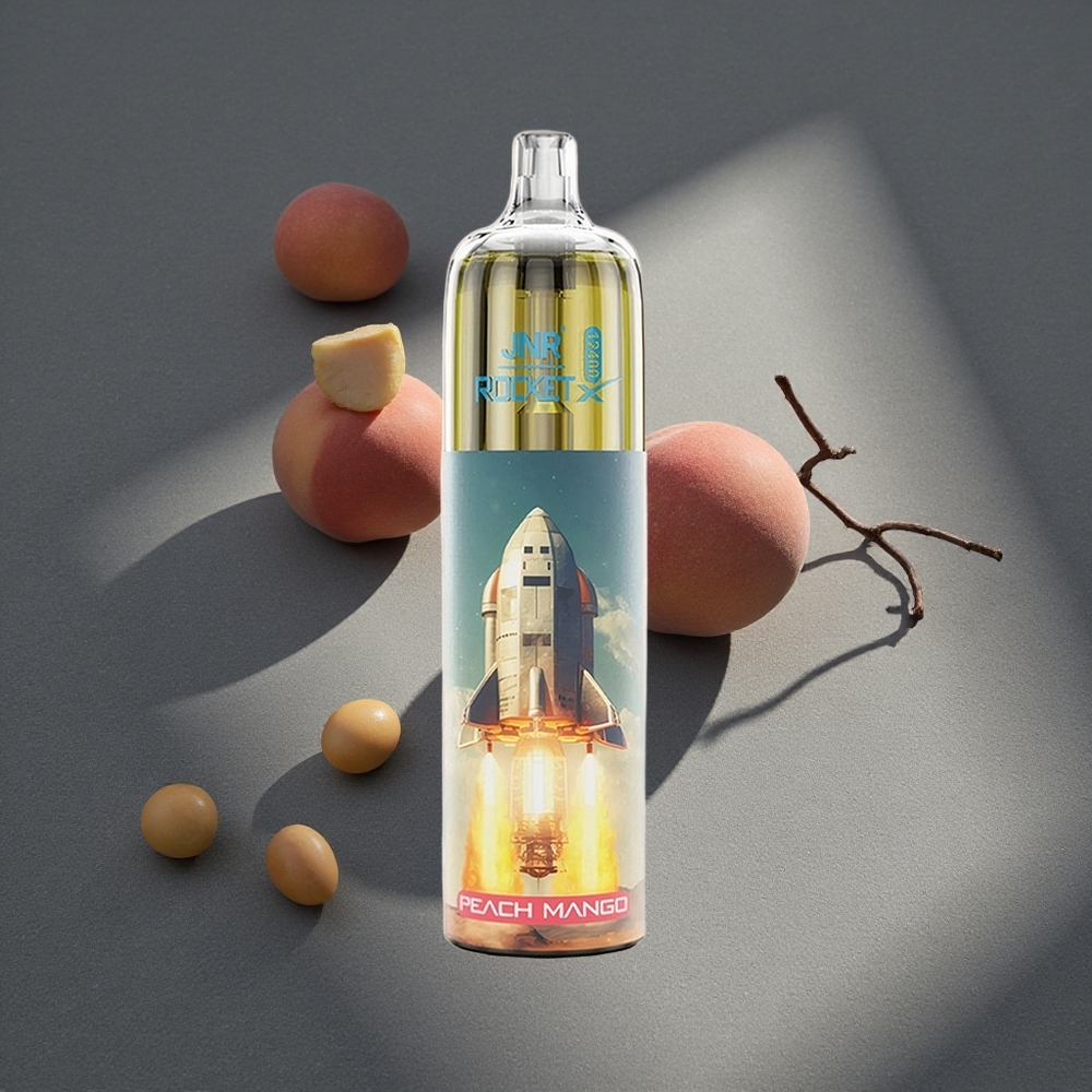 JNR Rocket-X 12400 Puffs Vape Desechable Melocotón Mango 25ml Capacidad de Líquido Peru por mayor