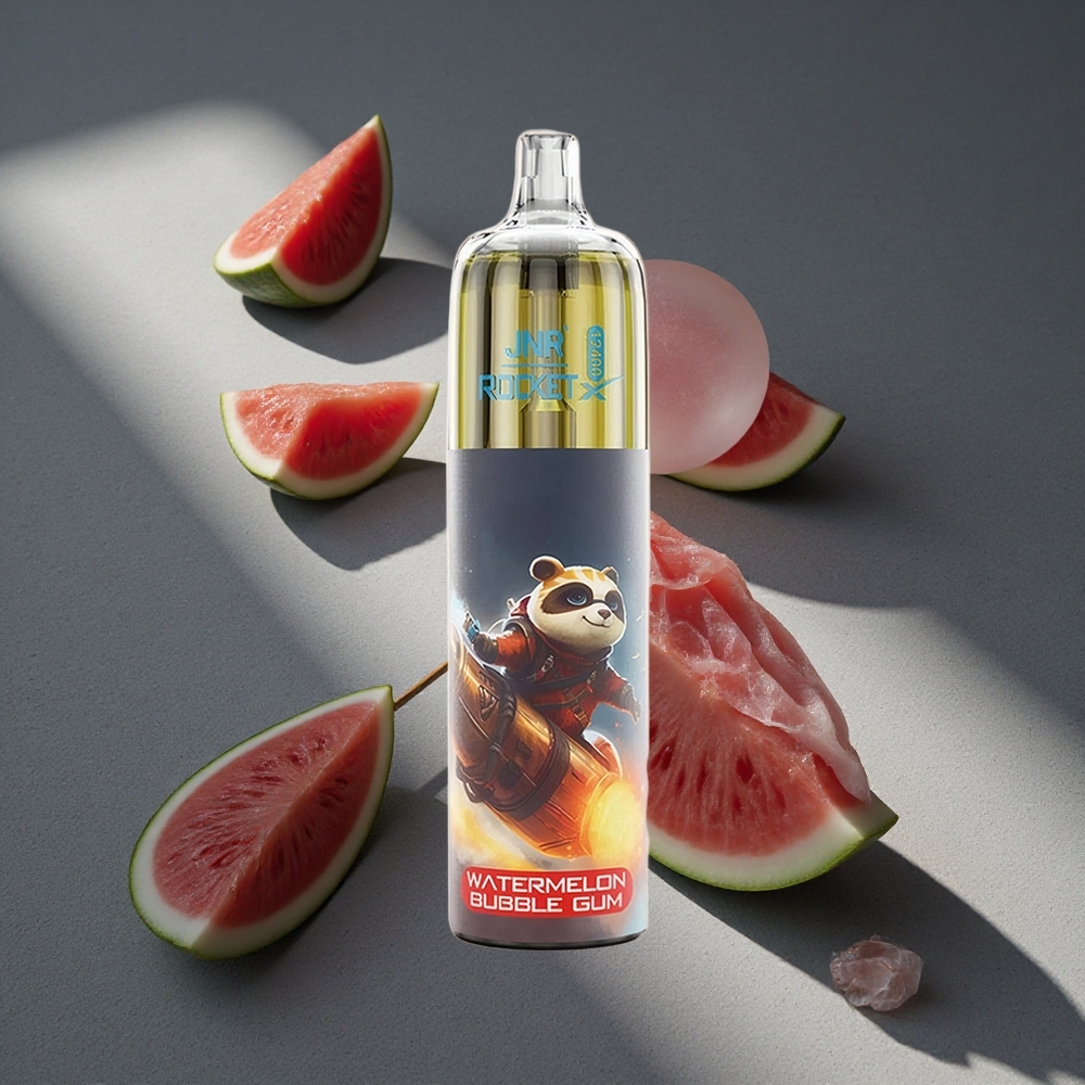 JNR Rocket-X 12400 Puffs Vape Disposable Sandía Chicle Glaseado 25ml Capacidad de Líquido Peru por mayor