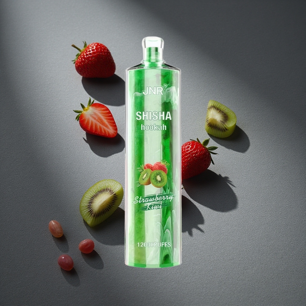 JNR Shisha Hookah 12000 Caladas Fresa Kiwi 24ml Capacidad de e-líquido Peru por mayor