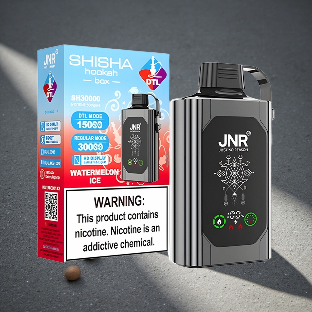 JNR Shisha Hookah Box 20500 Puff Disposable Vape Sandía Hielo Capacidad de la batería: 1000mAh Peru por mayor