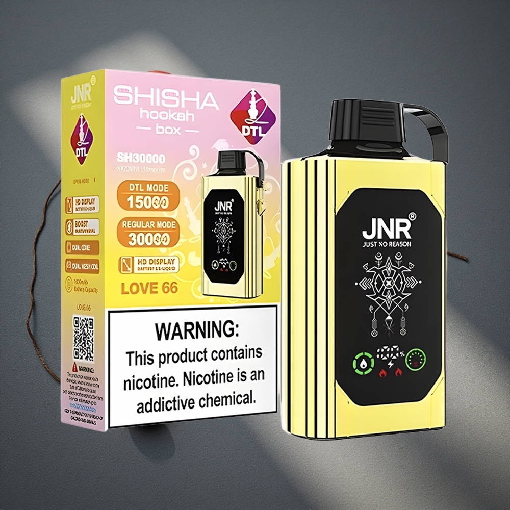 JNR Shisha Hookah Box 20500 Puffs Disposable Vape Amor 66 Capacidad de batería 1000mAh Peru por mayor